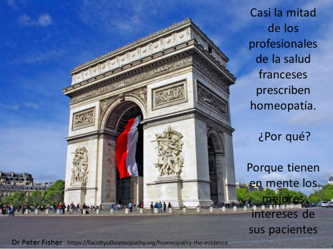 Medicos franceses en favor de la homeopatia