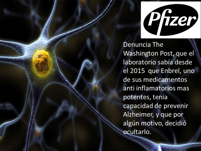 Pfizer, el gigante farmacéutico que escondió que uno de sus medicamentos parece prevenir el alzheimer