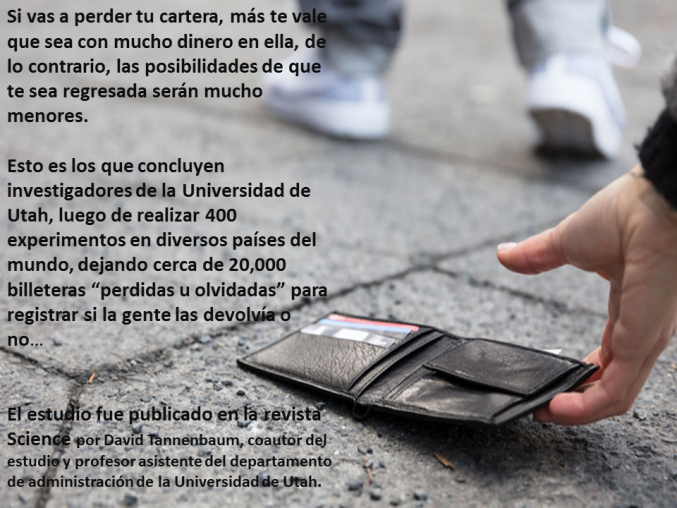 La honestidad a nivel mundial